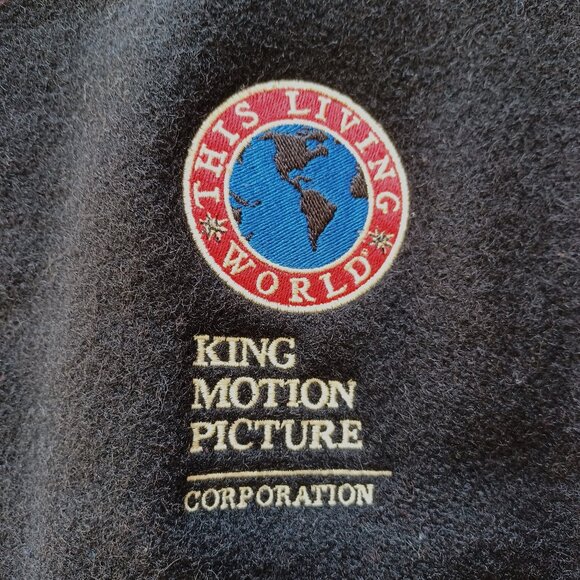 Vintage Y2K This Living World Production Crew Varsity Jacket Adult Large - Picture 3 of 16